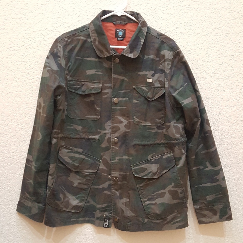 Medium Fourstar Clothing Army Green Jacket